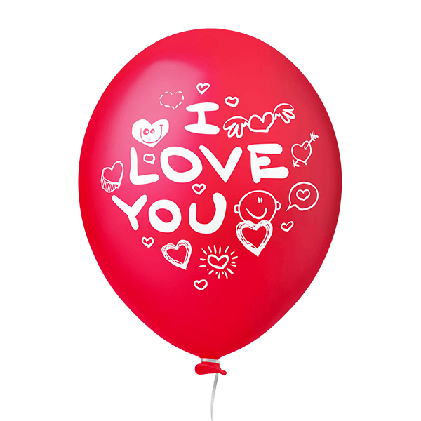 I Love You - Vermelho