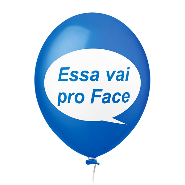 Essa vai pro face! - Azul