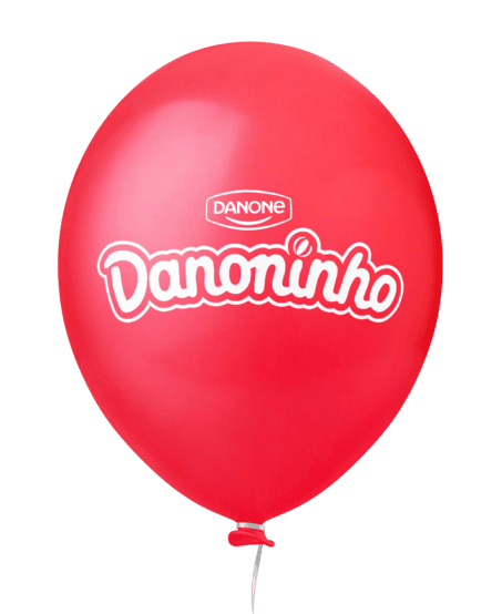 Danone - Balão Personalizado Vermelho