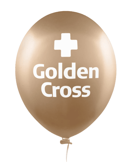 Golden - Balão Personalizado Dourado