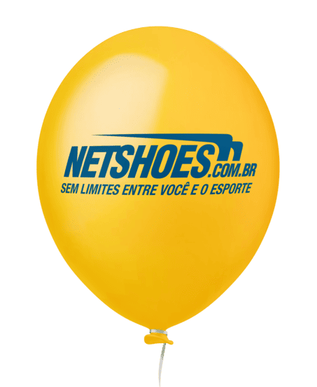 Netshoes - Balão Personalizado Amarelo Gema