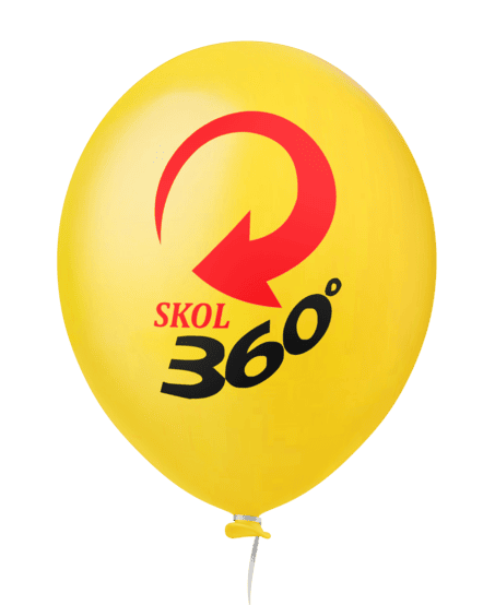 Skol - Balão Personalizado Amarelo